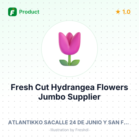Fresh Cut Hydrangea Flowers Jumbo – summary card, no photo uploaded yet