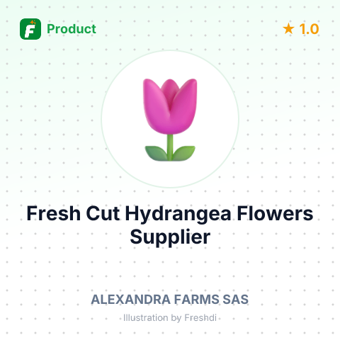 Fresh Cut Hydrangea Flowers – summary card, no photo uploaded yet