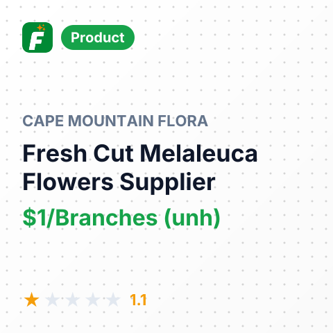 Fresh Cut Melaleuca Flowers – summary card, no photo uploaded yet