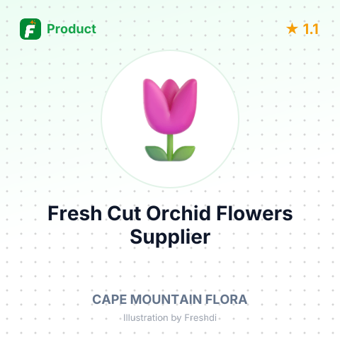 Fresh Cut Orchid Flowers – summary card, no photo uploaded yet