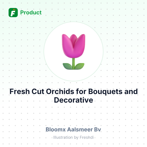 Fresh Cut Orchids for Bouquets and Decorative Purposes – summary card, no photo uploaded yet