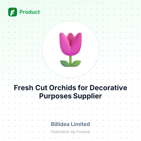 Fresh Cut Orchids for Decorative Purposes – summary card, no photo uploaded yet