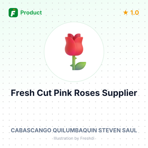 Fresh Cut Pink Roses – summary card, no photo uploaded yet