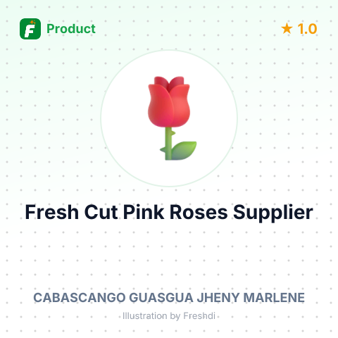 Fresh Cut Pink Roses – summary card, no photo uploaded yet