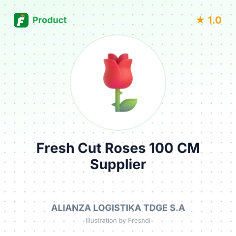 Fresh Cut Roses 100 CM – summary card, no photo uploaded yet