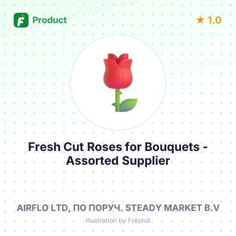 Fresh Cut Roses for Bouquets - Assorted – summary card, no photo uploaded yet