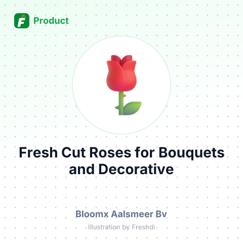 Fresh Cut Roses for Bouquets and Decorative Purposes – summary card, no photo uploaded yet