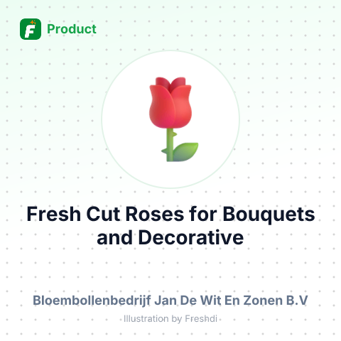 Fresh Cut Roses for Bouquets and Decorative Purposes – summary card, no photo uploaded yet