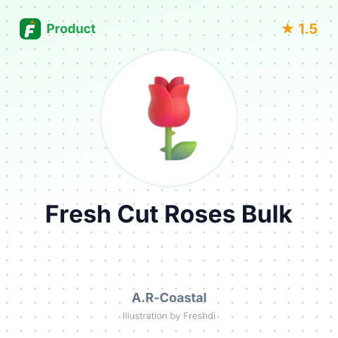 Fresh Cut Roses for Bouquets – summary card, no photo uploaded yet