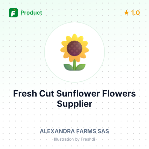 Fresh Cut Sunflower Flowers – summary card, no photo uploaded yet