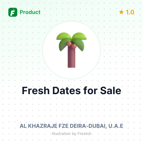 Fresh Dates – summary card, no photo uploaded yet