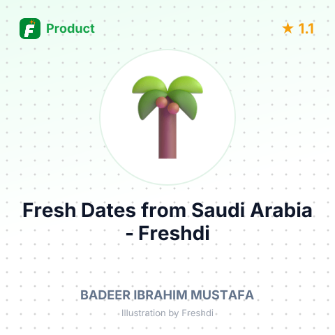 Fresh Dates – summary card, no photo uploaded yet