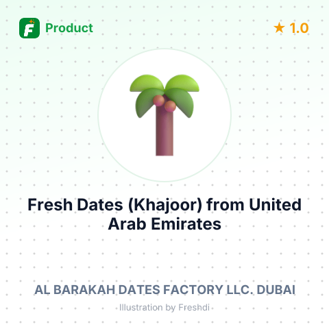 Fresh Dates (Khajoor) – summary card, no photo uploaded yet