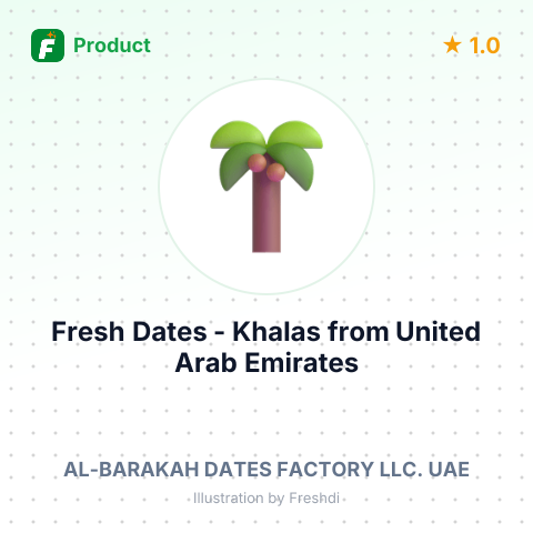 Fresh Dates - Khalas – summary card, no photo uploaded yet