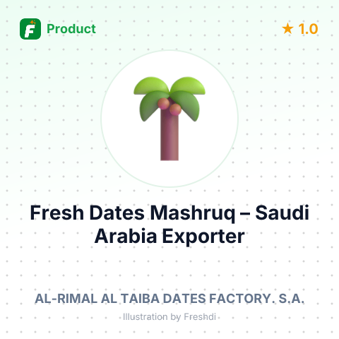 Fresh Dates Mashruq – summary card, no photo uploaded yet