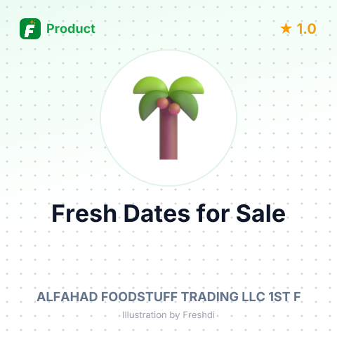 Fresh Dates – summary card, no photo uploaded yet