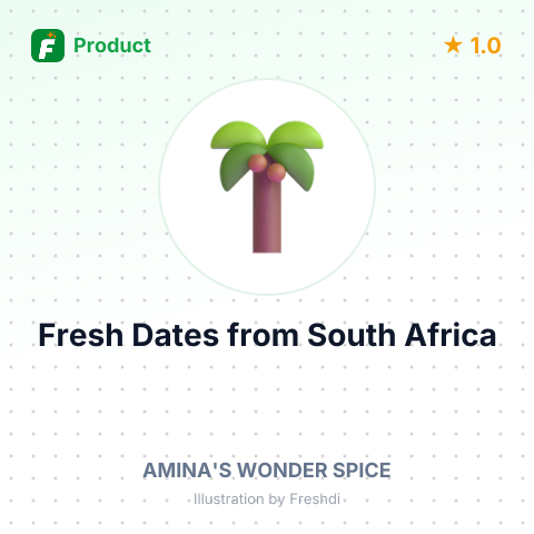 Fresh Dates – summary card, no photo uploaded yet