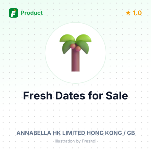 Fresh Dates – summary card, no photo uploaded yet