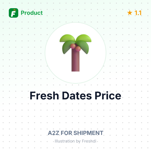 Fresh Dates – summary card, no photo uploaded yet