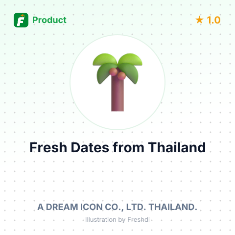 Fresh Dates – summary card, no photo uploaded yet