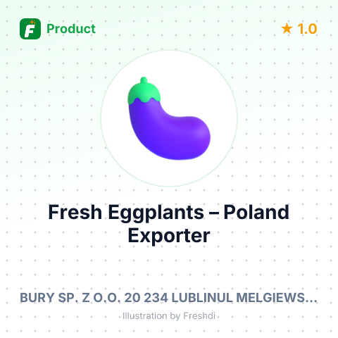 Fresh Eggplants (Solanum Melongena) – summary card, no photo uploaded yet