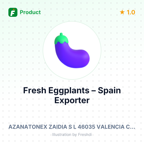 Fresh Eggplants (Solanum Melongena L) – summary card, no photo uploaded yet