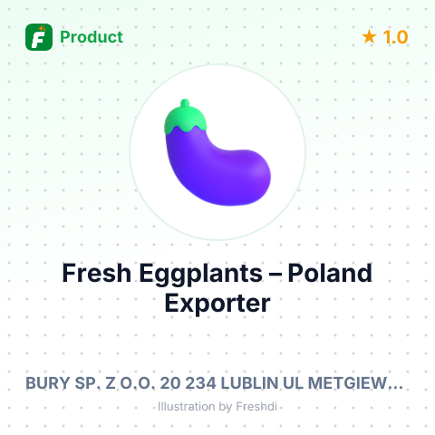 Fresh Eggplants – summary card, no photo uploaded yet