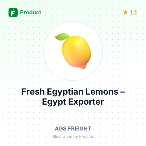 Fresh Egyptian Lemons – product summary card, no photo uploaded yet