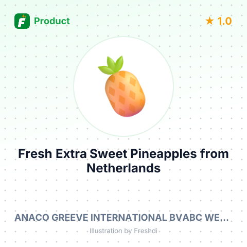 Fresh Extra Sweet Pineapples – summary card, no photo uploaded yet