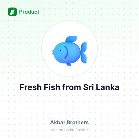Fresh Fish – summary card, no photo uploaded yet
