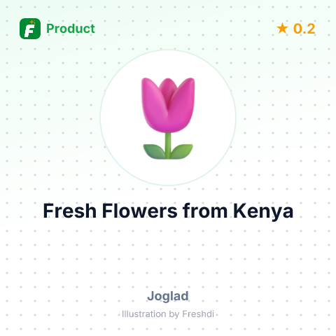 Fresh Flowers – summary card, no photo uploaded yet