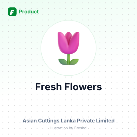 Fresh Flowers – summary card, no photo uploaded yet