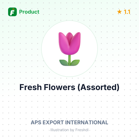 Fresh Flowers (Assorted) – summary card, no photo uploaded yet