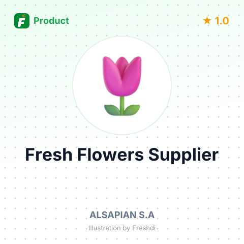 Fresh Flowers – summary card, no photo uploaded yet