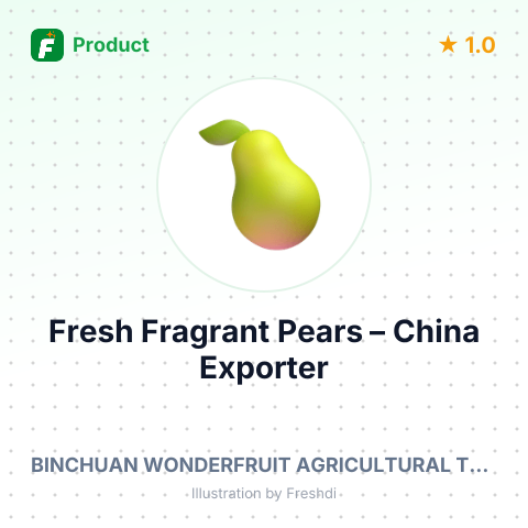 Fresh Fragrant Pears – summary card, no photo uploaded yet