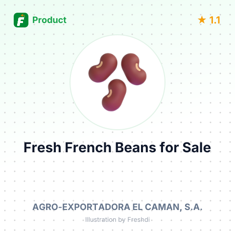 Fresh French Beans – summary card, no photo uploaded yet
