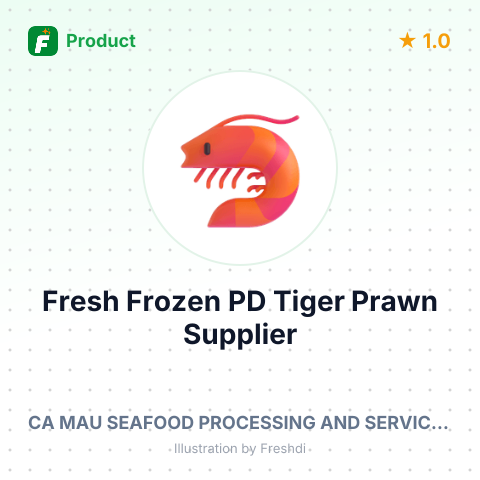 Fresh Frozen PD Tiger Prawn – summary card, no photo uploaded yet