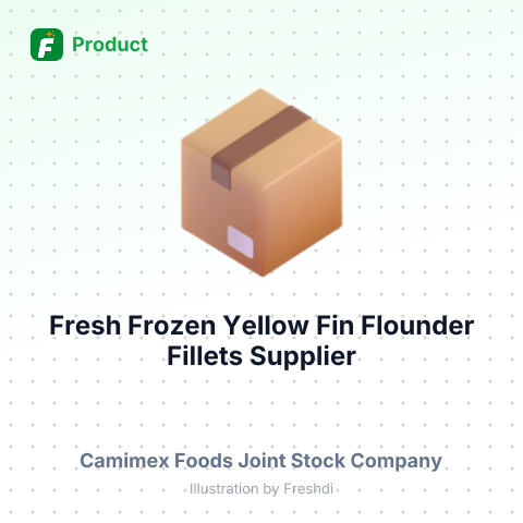 Fresh Frozen Yellow Fin Flounder Fillets – summary card, no photo uploaded yet