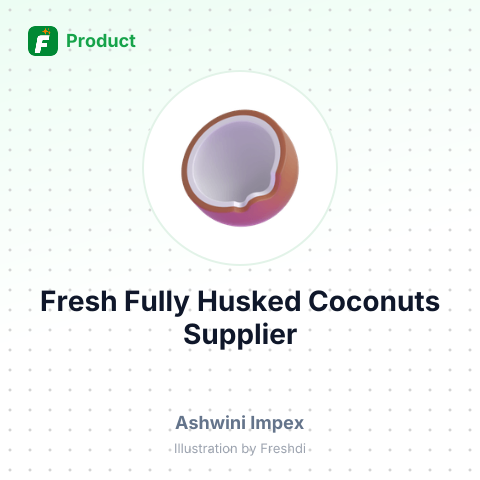 Fresh Fully Husked Coconuts – summary card, no photo uploaded yet