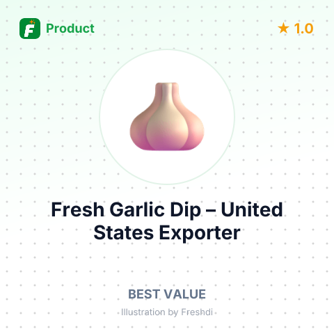 Fresh Garlic Dip – summary card, no photo uploaded yet