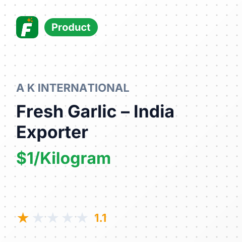 Fresh Garlic – summary card, no photo uploaded yet