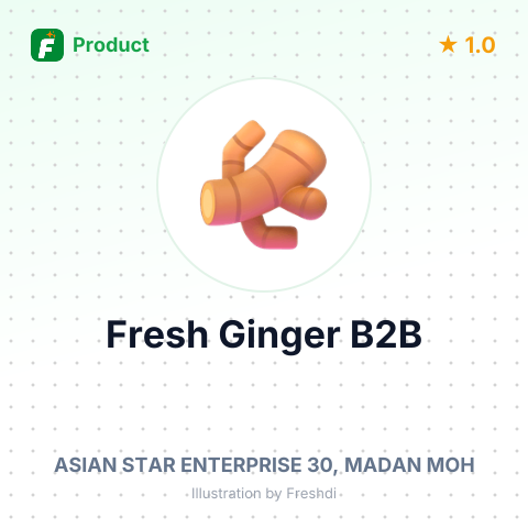 Fresh Ginger – summary card, no photo uploaded yet