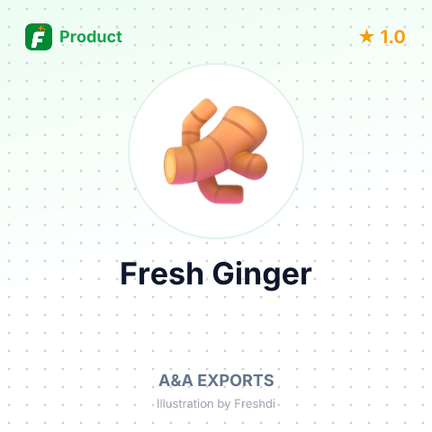 Fresh Ginger – summary card, no photo uploaded yet
