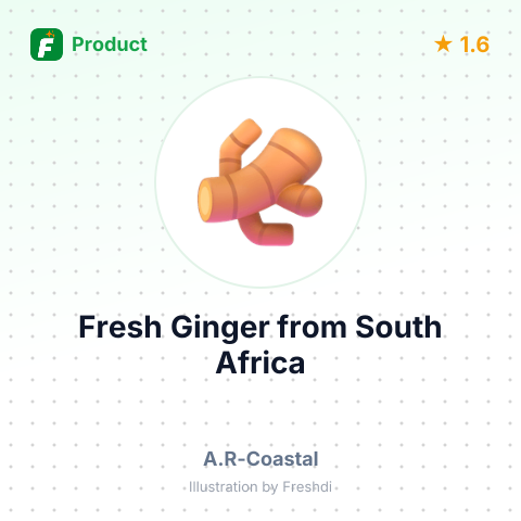 Fresh Ginger – summary card, no photo uploaded yet