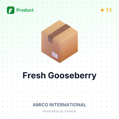 Fresh Gooseberry – summary card, no photo uploaded yet