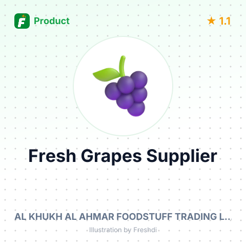 Fresh Grapes – summary card, no photo uploaded yet