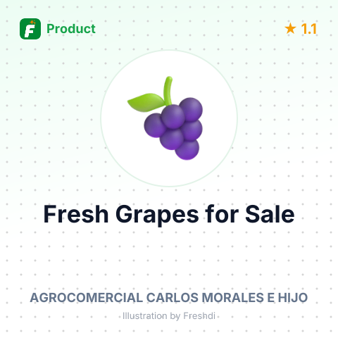 Fresh Grapes – summary card, no photo uploaded yet