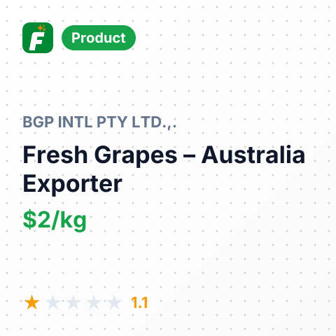Fresh Grapes – summary card, no photo uploaded yet