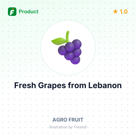 Fresh Grapes – summary card, no photo uploaded yet