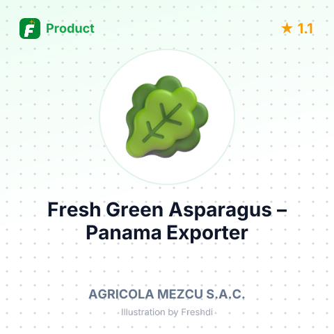 Fresh Green Asparagus – summary card, no photo uploaded yet